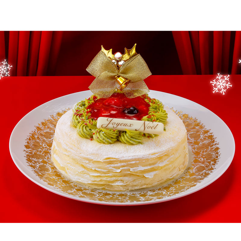 カサネオ ミルクレープ ノエル 12ｃｍ フローズン 21クリスマスパーティフード スイーツ お届け 東武オンラインショッピング