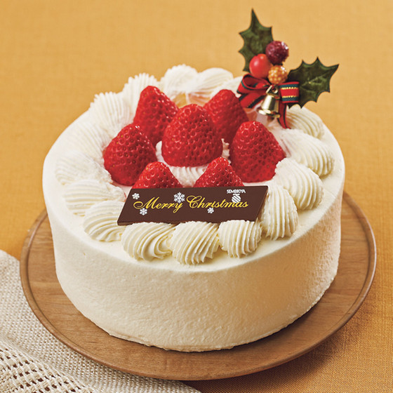 京橋千疋屋 苺のショートケーキ5号 22クリスマス ケーキ フード 池袋店 店舗受取 東武オンラインショッピング