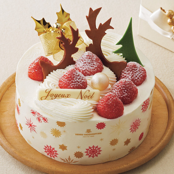 アンリ シャルパンティエ ザ ショートケーキ ノエル 15cm 22クリスマス ケーキ フード 池袋店 店舗受取 東武オンラインショッピング