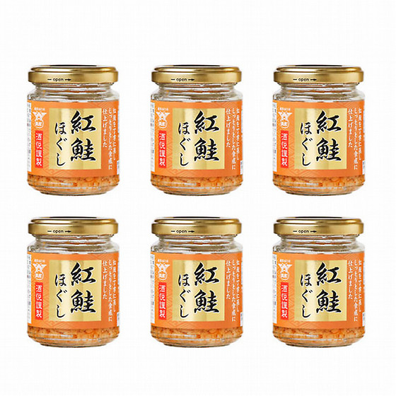 ［酒悦］酒悦謹製　紅鮭ほぐし85ｇ×6本
