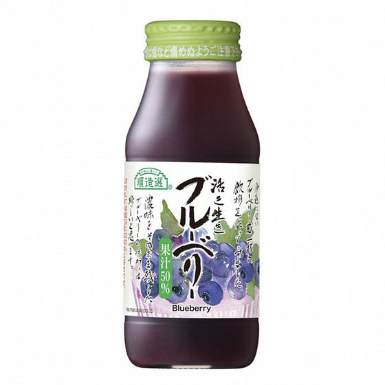 北野エース]マルカイ 順造選 ブルーベリー(180ml×20本) - からだに