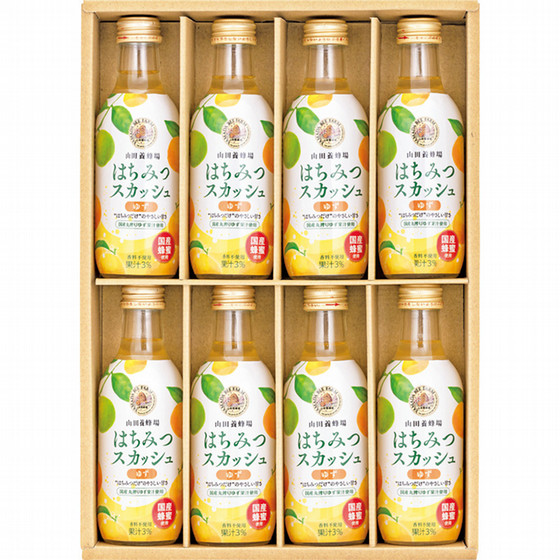 山田養蜂場　ゆずハニー6本セット ゆずハニー6本セット 濡れ 山田養蜂場