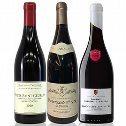 ⑦［リカーショップ］フランス ブルゴーニュ地方 1級畑含む 生産者別 3本セット
