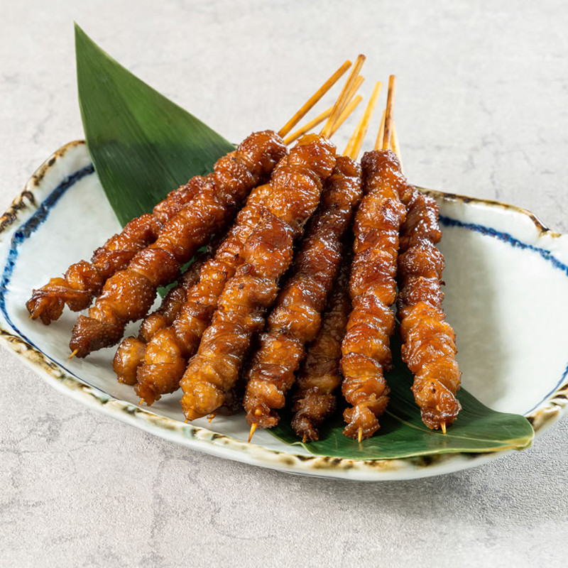 ［とりかわ長政］博多本格　とりかわ10本　タレ味（冷凍）