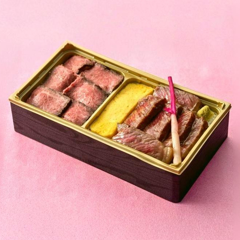 ［飛騨天狗 GIFU］A5等級飛騨牛ロースステーキとプレミアムローストビーフ弁当