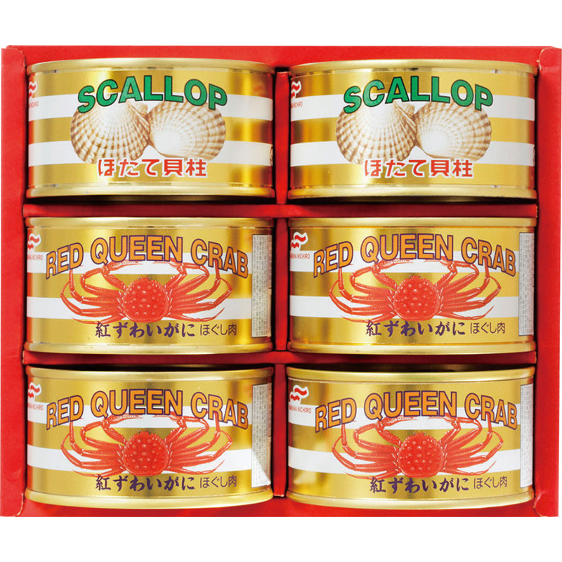 マルハニチロ 国産紅ずわいがに缶詰め　60g　10缶セット マルハニチロ〉国産紅ずわいがに・ほたて缶詰詰合せ - 食品