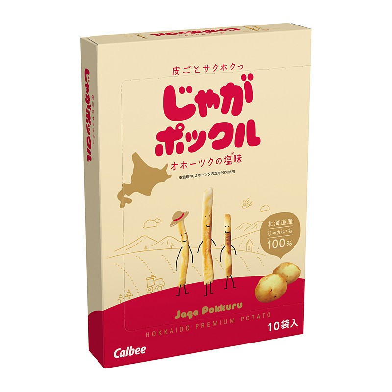 ［北海道観光物産興社］じゃがポックル　オホーツクの塩味