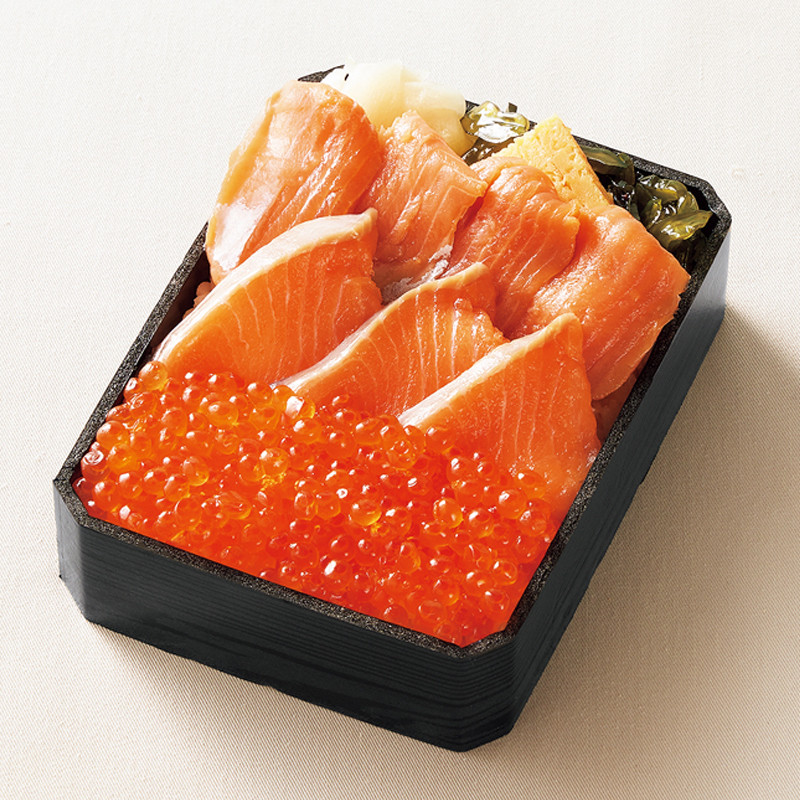 ［北海鮮 海の里］道産鮭食べ比べ弁当