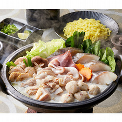 北海道産鶏もも肉と魚介を使った 鶏白湯鍋（トリパイタンナベ）セット【送料込み】