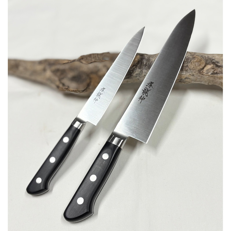 【牛刀＆ペティナイフ】槌目包丁　ITADACI　岐阜・関市　【2本セット】 最強2本セット】牛刀＆ペティナイフ 槌目包丁 ITADACI 岐阜・関市 牛刀 【