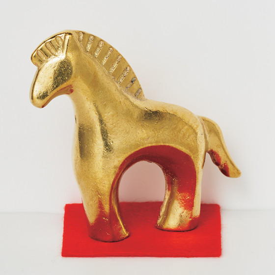 芝崎合金鋳造所］真鍮鋳物 干支オブジェ『午(馬)』 - 第24回 日本の