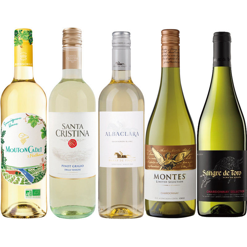 【エノテカ】ワイン7本セット JALとっておきの逸品｜〔エノテカ〕世界のシャルドネ飲み比べ5本