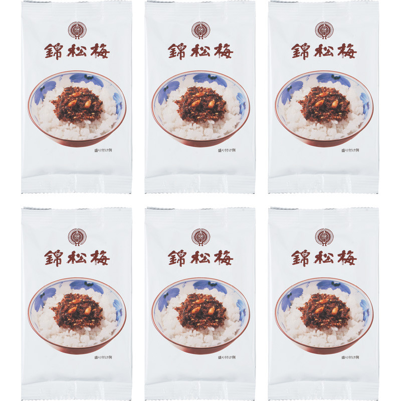 松梅21 錦松梅〉錦松梅6袋 - 2025夏ご自宅用 特別お買得品 - 【公式