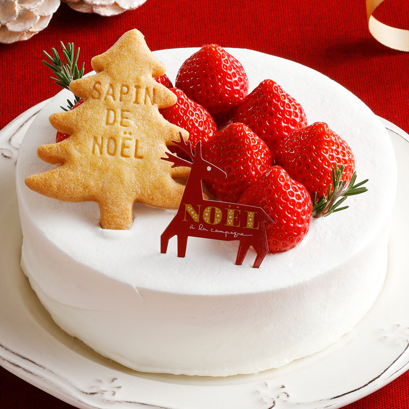 ア・ラ・カンパーニュ］ジェノワーズ オ フレーズ15cm【池袋店舗お渡し