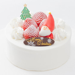 ［パステル］クリスマス苺のショートケーキ4号【池袋店舗お渡し】