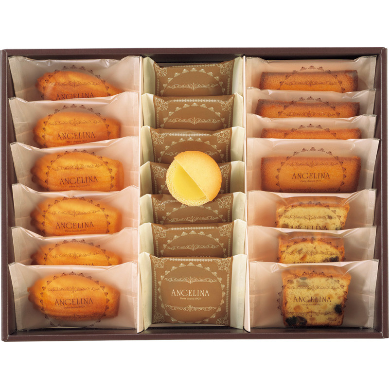 お菓子４箱セット♪定価￥13,620円ANGELINA 焼き菓子詰め合わせなど アンジェリーナ焼き菓子口コミレビュー！バラ売りやアソートの