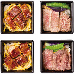 〈米沢牛黄木〉米沢牛ステーキご飯・鰻ご飯セット