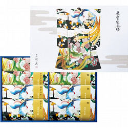 京都国立近代美術館 限定ギフト〈京洛 辻が花〉『一越縮緬地鳳凰桐文振袖』レンジで柚香西京漬