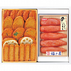 〈月揚庵〉さつまあげ・福さ屋明太子セット