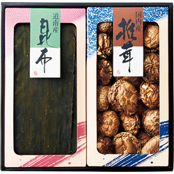 国内産どんこ椎茸・道南産昆布詰合せ