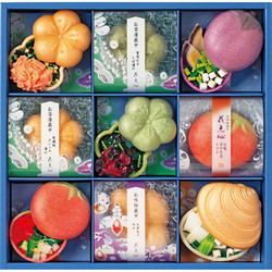 〈京洛 辻が花〉京のお茶漬とお吸物 夏の彩り最中詰合せ