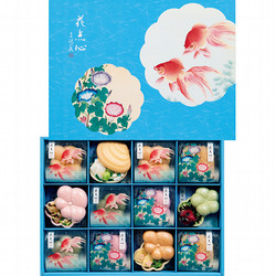 東京国立近代美術館 限定ギフト〈京洛 辻が花〉『金魚二匹・朝顔』京野菜お吸物・お茶漬最中詰合せ