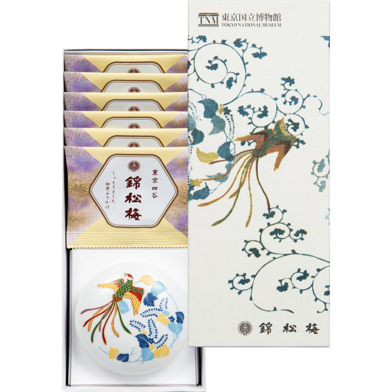東京国立博物館 限定ギフト〈錦松梅〉『帷子 白麻地桐鳳凰模様