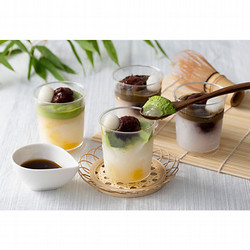 ［ホシフルーツ］黒蜜で食べるクリームあんみつ 7個
