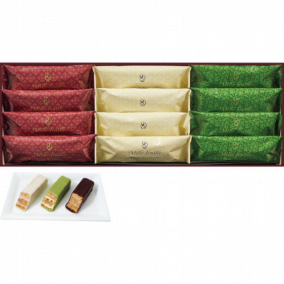 日本橋 千疋屋総本店〉ミルフィーユ12個入り - 東武 冬の贈り物 2025