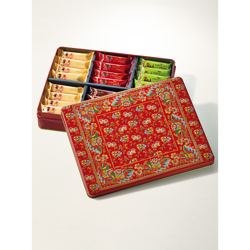 九州国立博物館 限定ギフト〈千鳥屋〉『赤地花唐草文西洋更紗袱紗