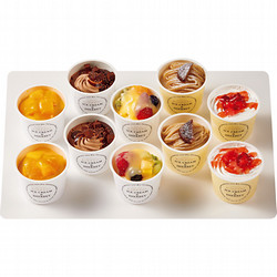 〈パティスリーキハチ〉アイス&シャーベット5種10個入