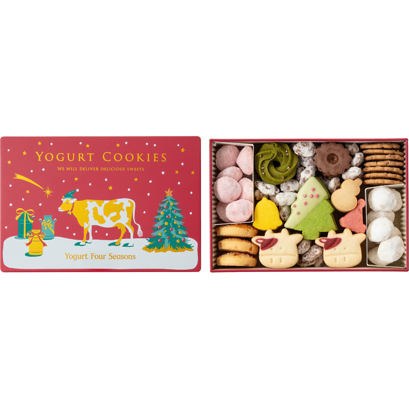 ヨーグルト フォーシーズンズ〉ヨーグルトクリスマスクッキー缶 - 東武