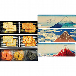 東京国立博物館 限定ギフト〈赤坂柿山〉『凱風快晴・山下白雨・相洲梅沢左』赤坂あわせ 富士
