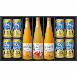 京都国立近代美術館 限定ギフト〈サントリー〉『馬（うま）のサーカスⅠ』ザ・プレミアム・モルツ×〈フロリダスモーニング〉国産果実ストレートジュース詰合せ