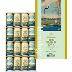東京国立博物館 限定ギフト〈軽井沢ブルワリー〉『名所江戸百景 蓑輪金杉三河しま』THE軽井沢ビール クリア