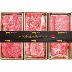 〈米沢牛黄木〉米沢牛焼肉食べ比べセット