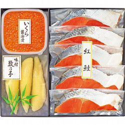 紅鮭・いくら醤油漬・味付数の子