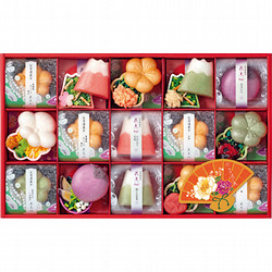 〈京洛 辻が花〉京のお茶漬とお吸物 迎春最中詰合せ