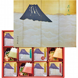 東京国立博物館 限定ギフト〈京洛 辻が花〉『雲中富士』京野菜のお吸物 富士最中詰合せ