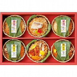 〈京料理 美濃吉〉甘鯛の飯蒸しと鮑と雲丹の飯蒸し詰合せ