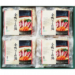 〈京料理 美濃吉〉壬生菜と九条ねぎの合鴨つくね鍋