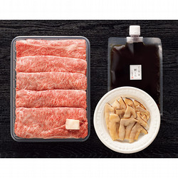 〈赤坂松葉屋〉松茸と飛騨牛すき焼