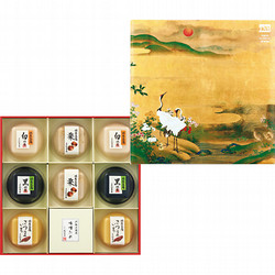 東京国立博物館 限定ギフト〈赤坂松葉屋〉『十二ヶ月花鳥図屏風』季の彩 胡麻豆腐詰合せ