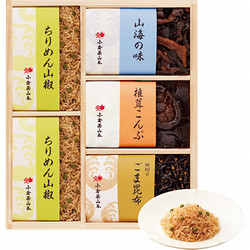 〈小倉屋山本〉ちりめん山椒 昆布詰合せ