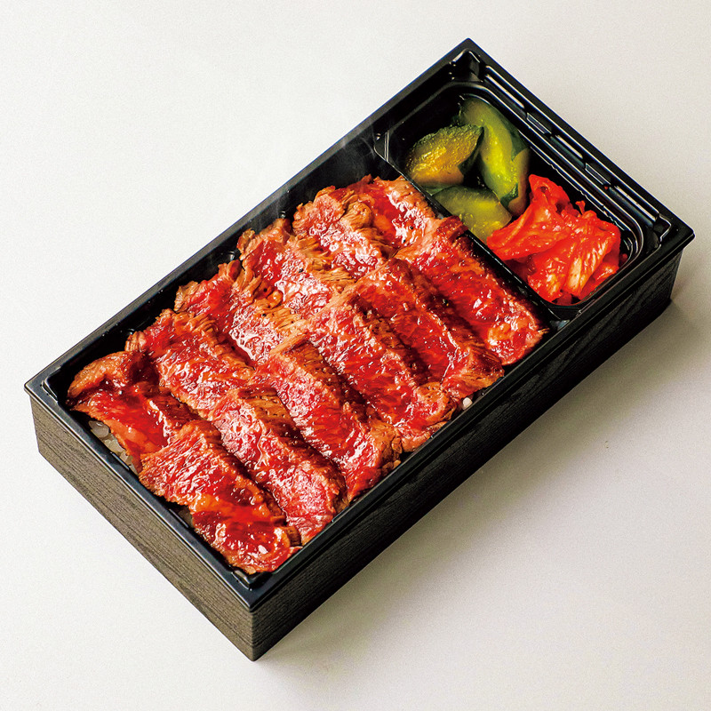 ［宮崎和牛肉重ぶんすと］宮崎和牛 赤身肉ステーキ弁当