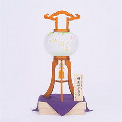 【東武オリジナル限定品】［お仏壇のはせがわ］提灯 大内行灯＜二重桂樹10号［胡蝶蘭］＞〔一般価格のみ〕