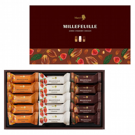 メリーチョコレート］ミルフィーユ 15個入 - 手土産セレクション