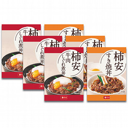 〈柿安〉すき焼丼・牛肉しぐれ煮丼詰合せ