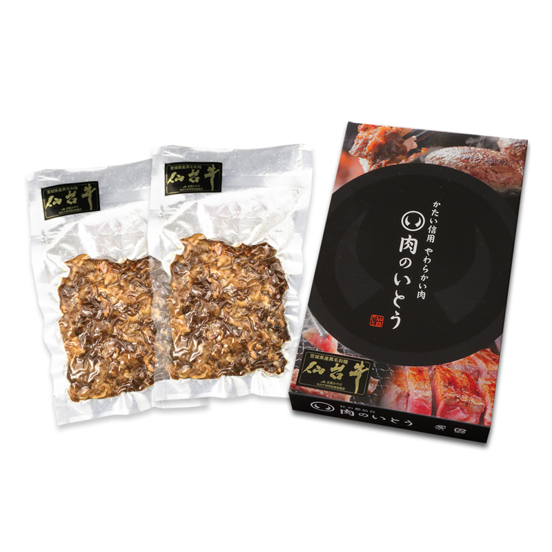 ［かたい信用やわらかい肉　肉のいとう］A5ランク仙台牛 すきやき煮　200g