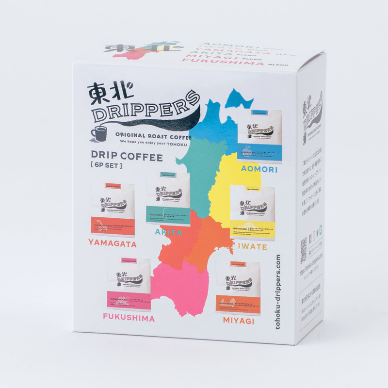 ［東北ドリッパーズ］東北6県セット4箱セット